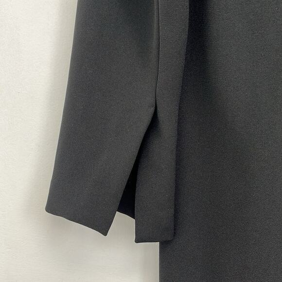 A.L.C. Mara Long Sleeve Structured Asymmetrical Hem Crepe Mini Dress - Size 10 - Picture 10 of 14